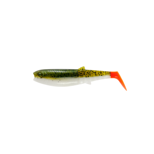 Guma Cannibal Shad Savage Gear Olive Hot Orange 6,8cm