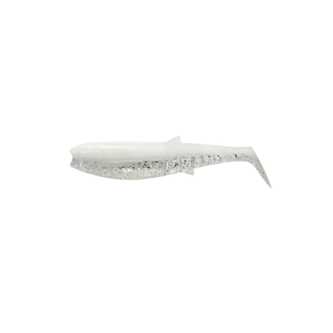 Guma Cannibal Shad Savage Gear White Flash 6,8cm