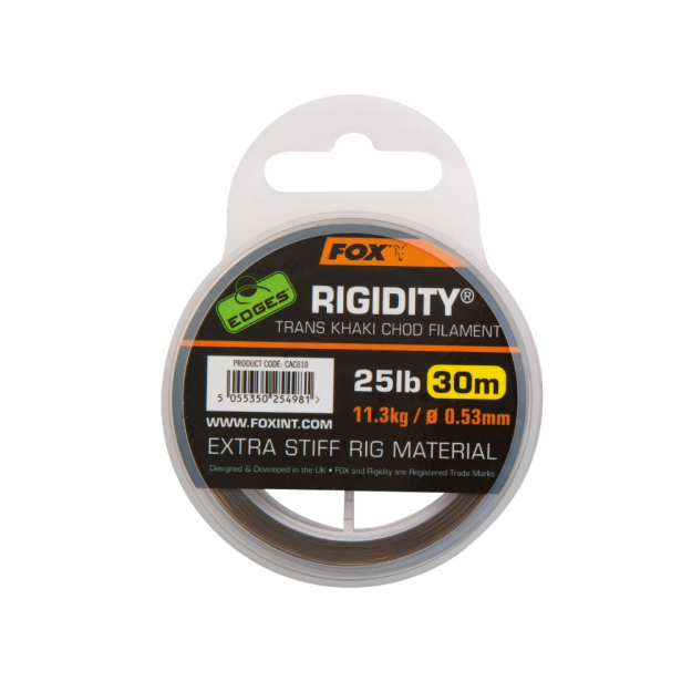 Żyłka przyponowa Fox Edges Rigidity Chod Filament 0,53mm/30m