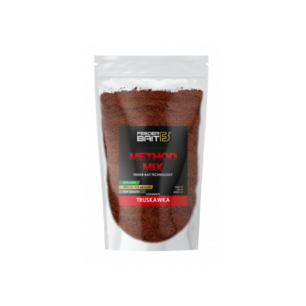 Zanęta Method Mix Feeder Bait Truskawka 800g