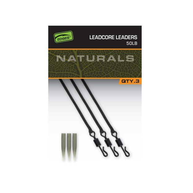 Przypon Fox Naturals Leadcore Leaders 50lb