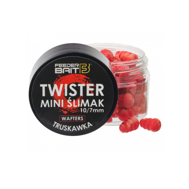 Wafters Mini Ślimak Feeder Bait Truskawka 10/7mm